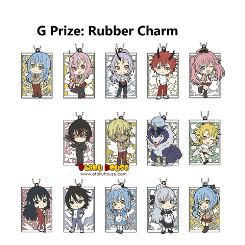 Rubber Strap Gantungan Slime Isekai Tensura Rimuru Tempest Demon Lord