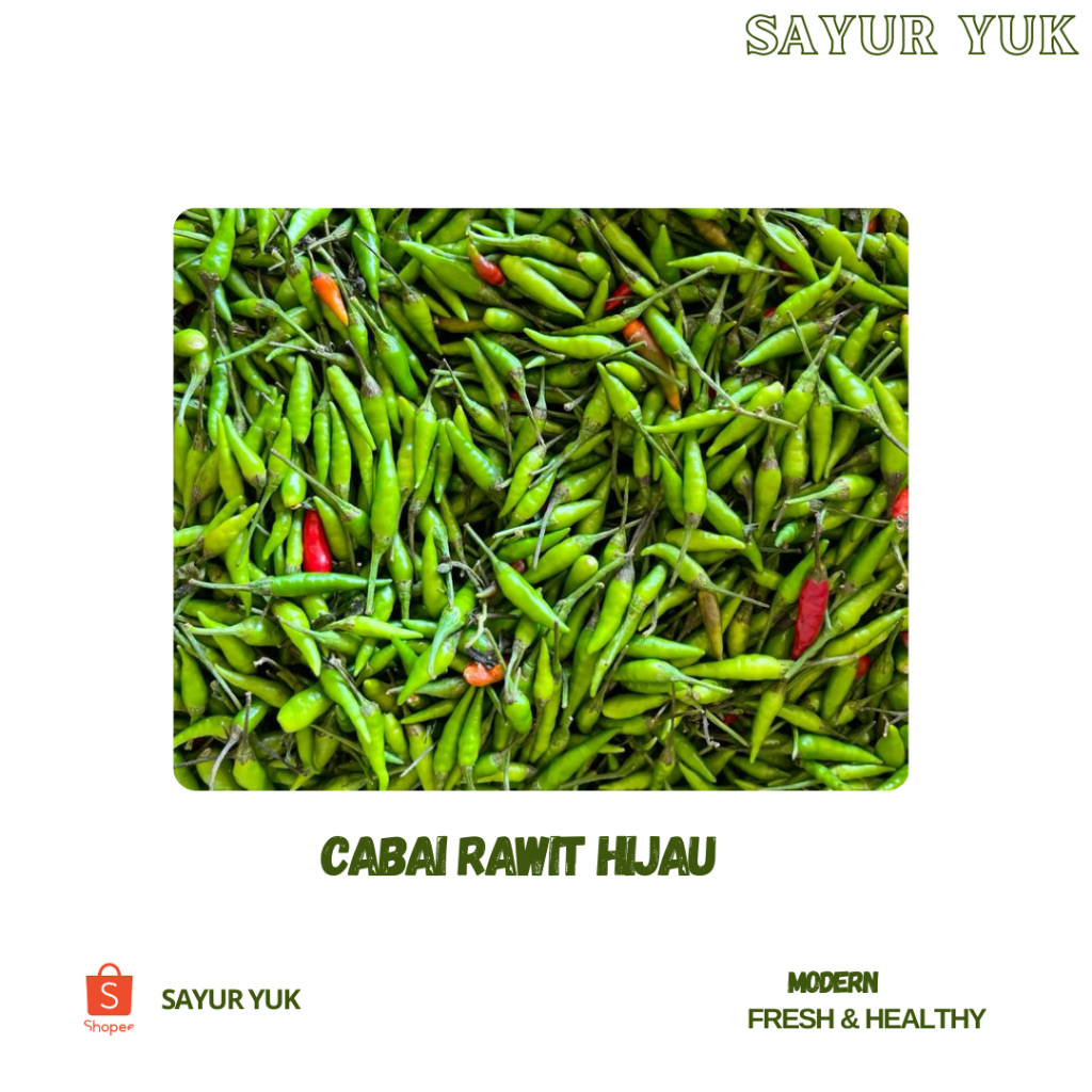 

Cabai Rawit Hijau [100 gr]