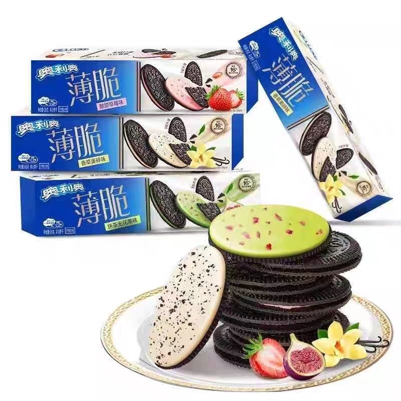 

Oreo Thins varian : Vanilla Cookies / Matcha Fig / Strawberry Yogurt