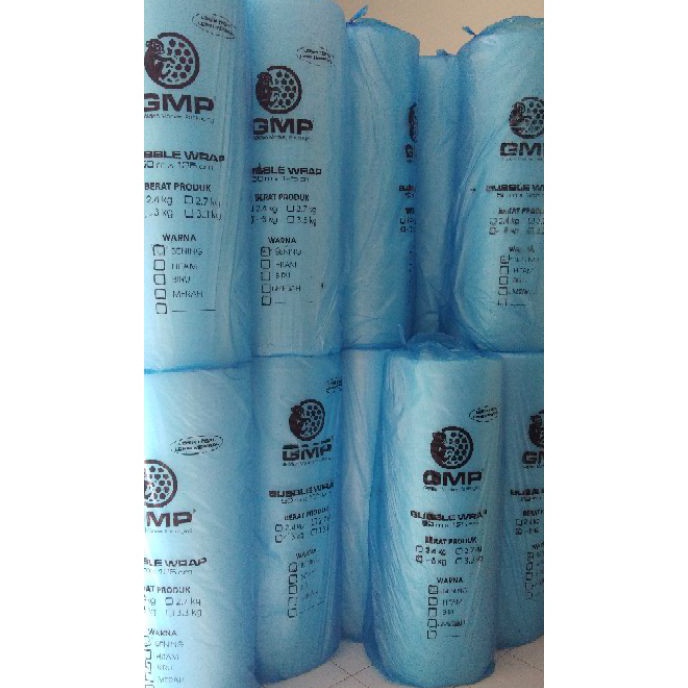 

Wah BUBBLE WRAP ROLL PACKING GMP WARNA PUTIH HITAM 3KG PLASTIK TRANPARAN