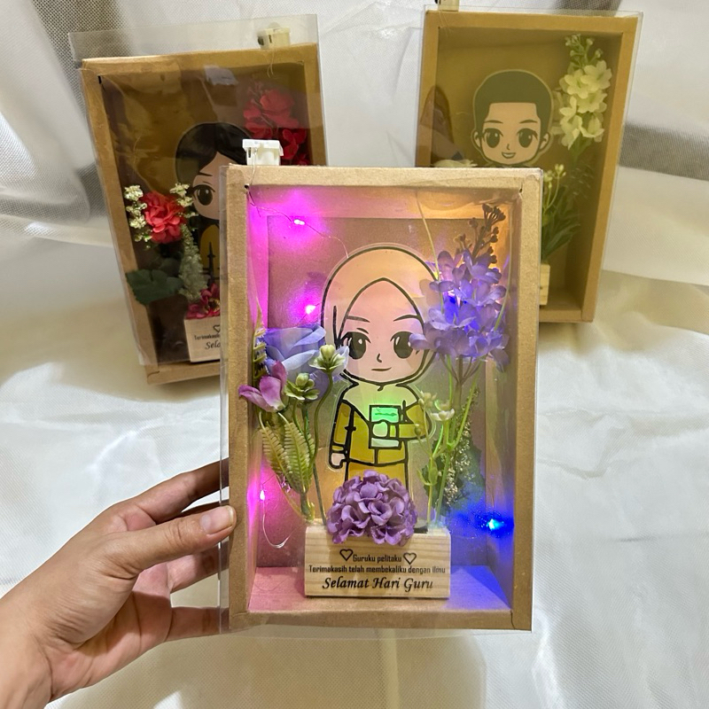 Kado Untuk Guru / Hari Guru / Akrilik kado hari guru ( cuatom Nama Buat di note )