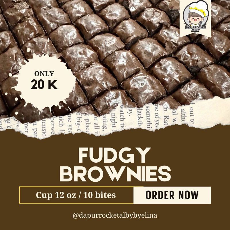

FUDGY BROWNIES BITES