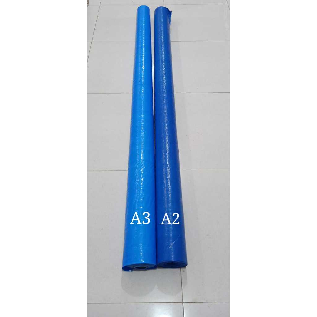 (1Meter) TERPAL METERAN/TERPAL PLAPON RUMAH/TERPAL TENDA BIRU BIRU UKURAN A2, A3