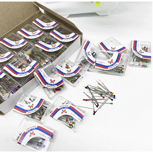 jarum pentul hijab premium box mika mini