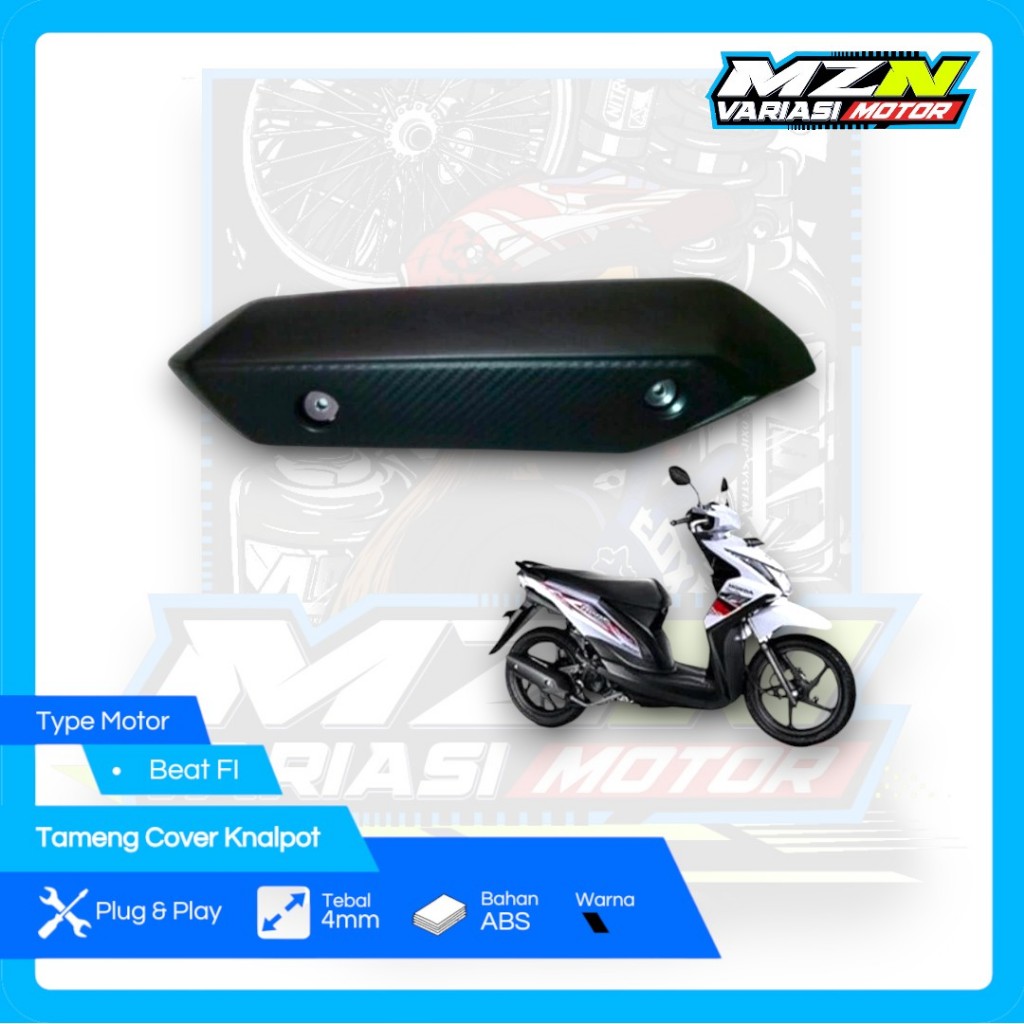 Tameng Knalpot Beat Fi 2012-2014 Cover Knalpot Beat Fi 2012-2014