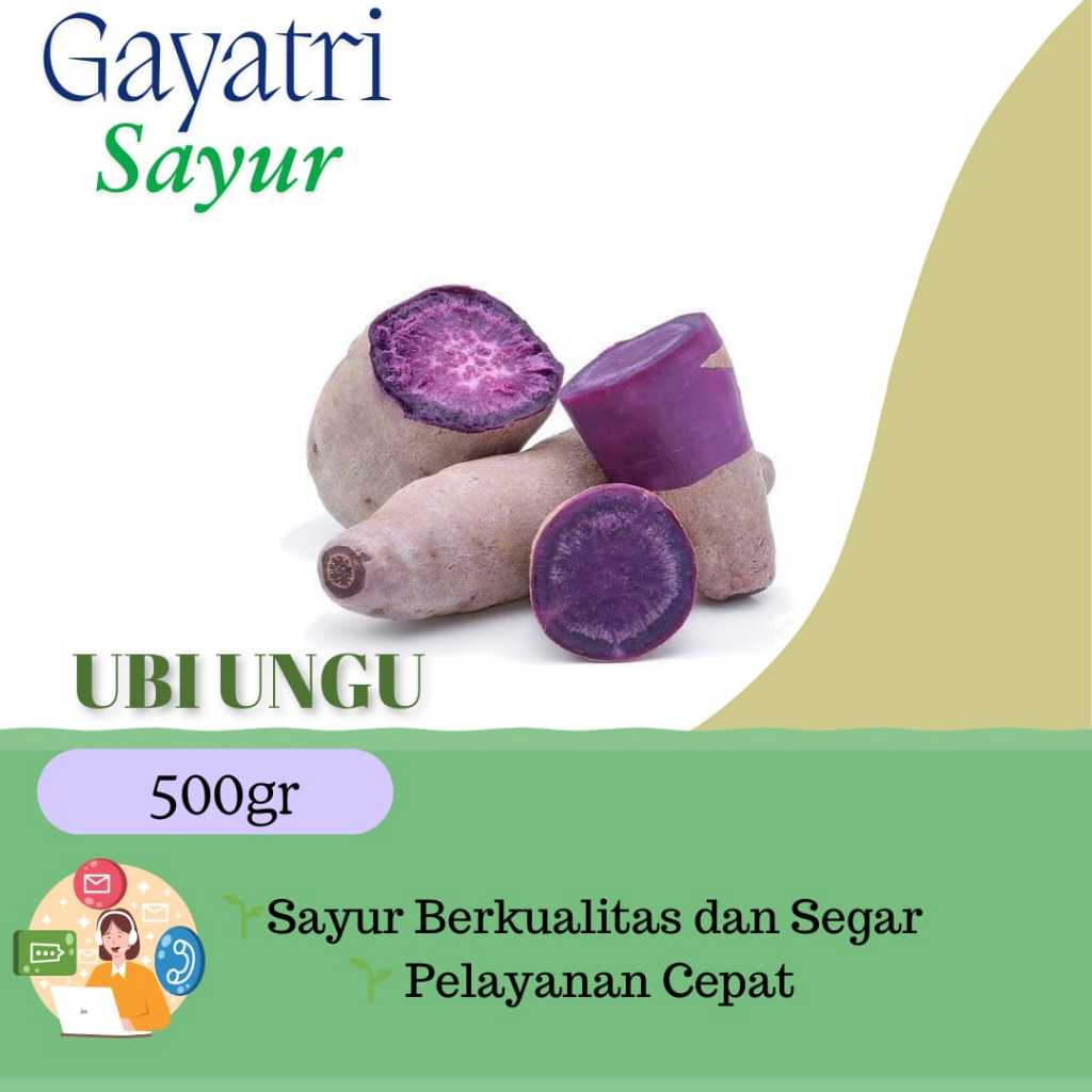 

Ubi Ungu 1kg - Gayatri Sayur