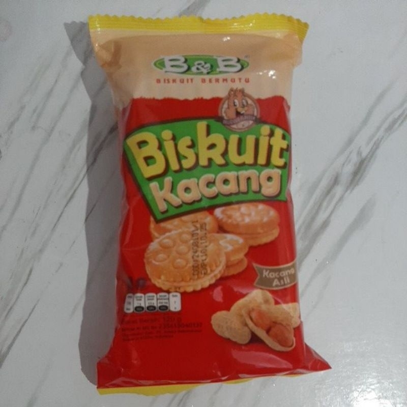 

BISKUIT B&B KACANG BISKUIT B&B KACANG 120 GRAM