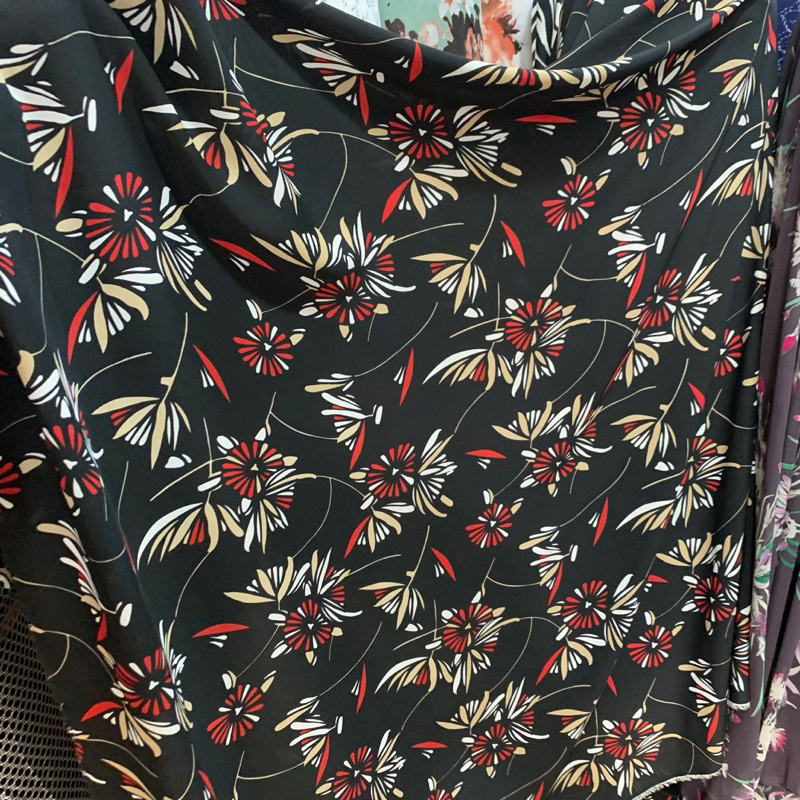 kain zara crepe motif - kain zara crepe original - kain crepe premium motif - kain crepe motif