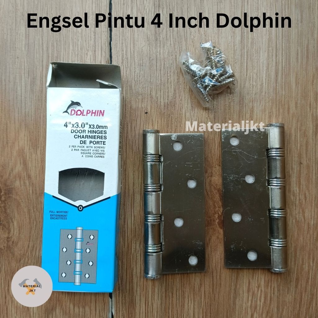 ENGSEL PINTU 4 INCH DOLPHIN / ENGSEL PINTU MURAH