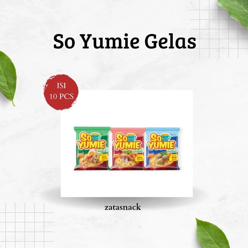 

So Yumie Gelas isi 10pcs
