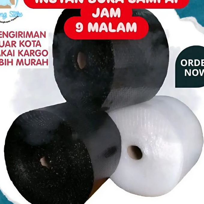 

HJ6 PLASTIK BUBBLE WRAP TEBAL ROLL SEDANG PACKING 5 Meter x 3 cm