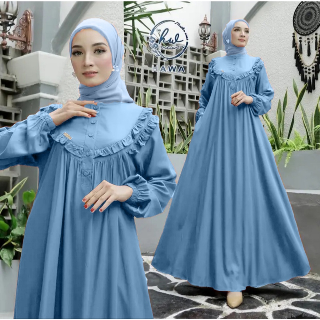 GAMIS WANITA BAHAN CRINKLE PREMIUM - GAMIS WANITA JUMBO TERLARIS