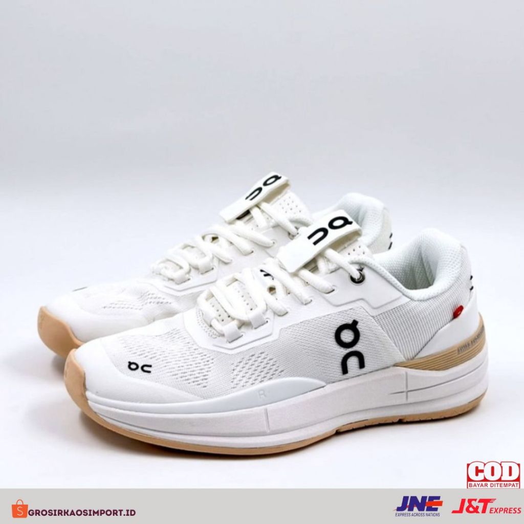 Sepatu Lari & Tenis On The Roger Pro Clay White/Savannah – Tahan Lama & Nyaman untuk Olahraga