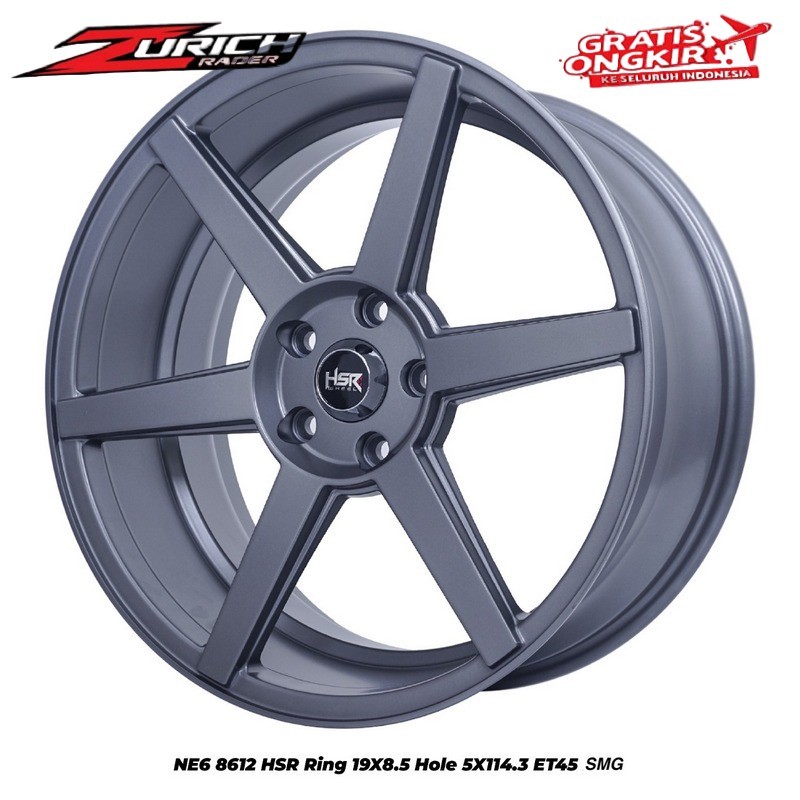 Velg Mobil Innova Brv Hrv Crv Palisade Almaz Ring 19 Hsr Wheel Ne6 Pcd 5x114,3 Grey