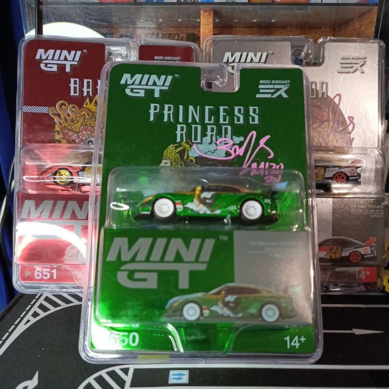 Mini GT 650 / 651 / 652 Mizu Diecast LB Silhouette WORKS GT Nissan 35GT-RR Princess RORO / Barong / 
