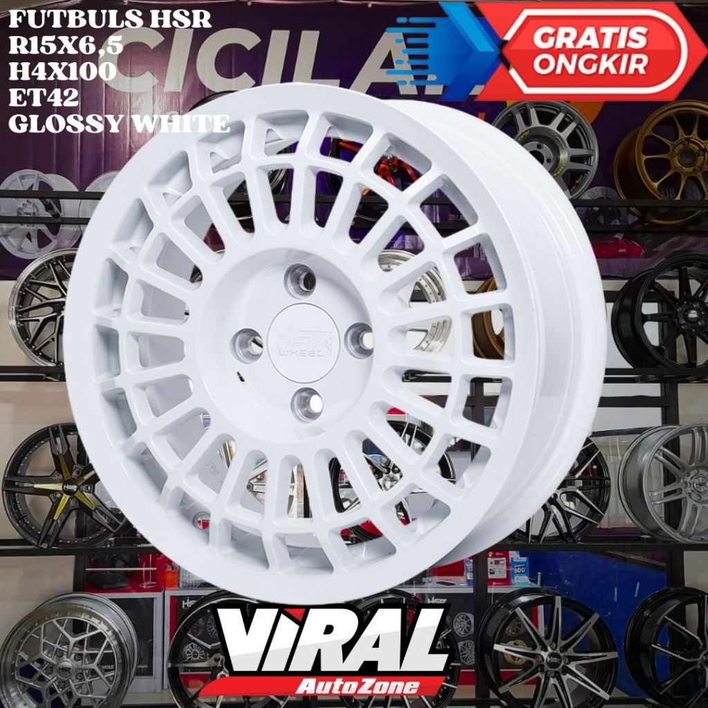 Velg Mobil FIESTA , IGNIS , PICANTO , SPIN , HSR FUTBULS RING 15 R15