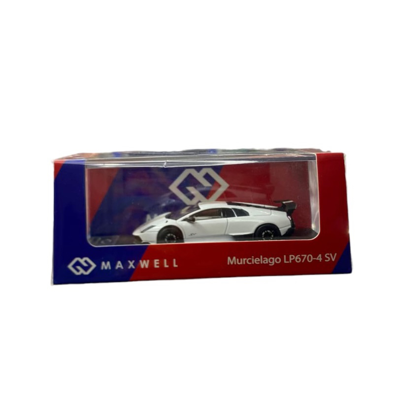 MAXWELL 1:64 MURCIELAGO LP670-4 SV WHITE ITALY