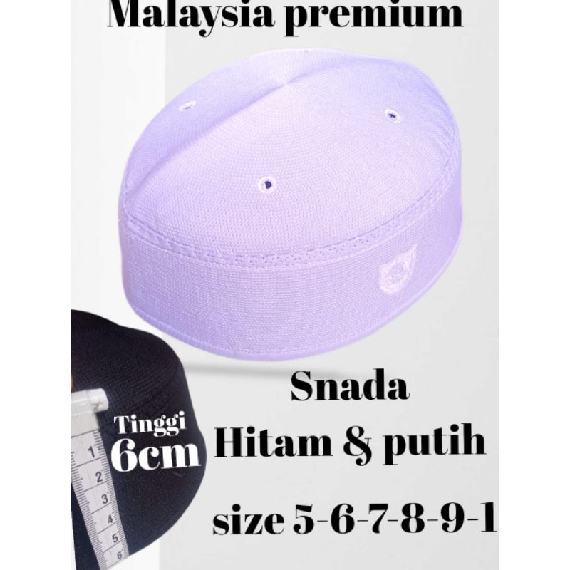 Peci MALAYSIA PREMIUM ORIGINAL IDN PENDEK 6CM