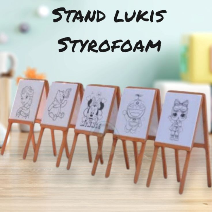 

Harga Terbaik Meja lukis stand melukis 2 sisi from styrofoam bergambar 33x5