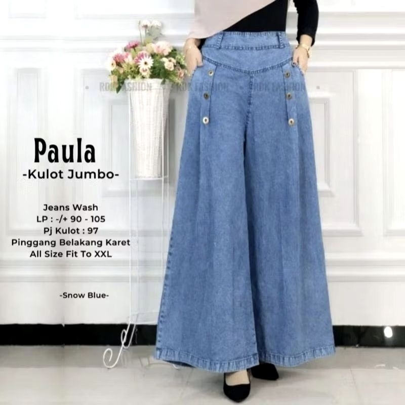 CELANA KULOT PAYUNG JEANS