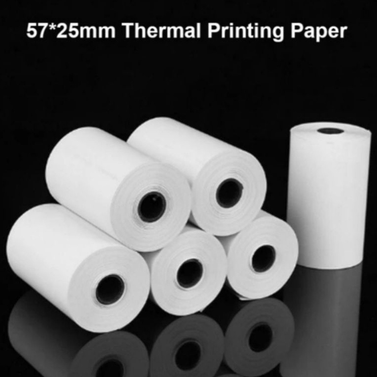 

Penjualan Berkualitas Kertas struk kasir printer thermal 5857x25mm paket 1 pcs