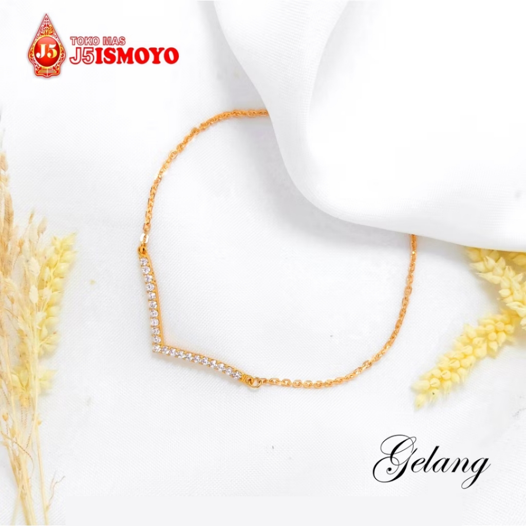 Gelang Emas Rantai Niji J5Ismoyo