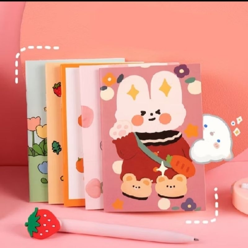 

Buku Tulis kecil kartun notebook mini kartun lucu