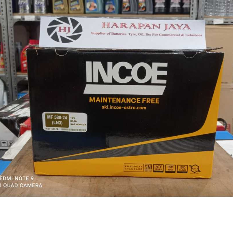 AKI MOBIL INCOE MF 58024 / LN3 (80AH)  (KERING)