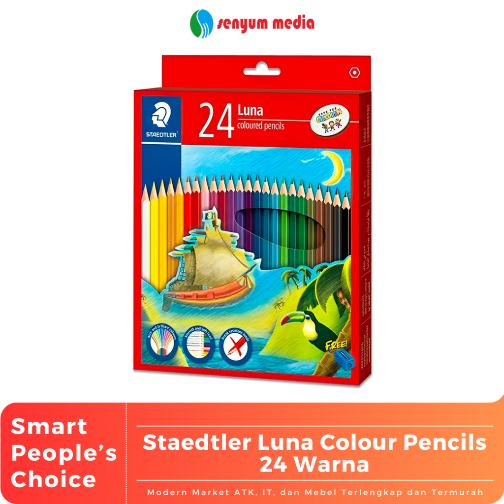 

Staedtler Luna Colour Pencils 24 Warna (1 Pcs) (S:PCS)
