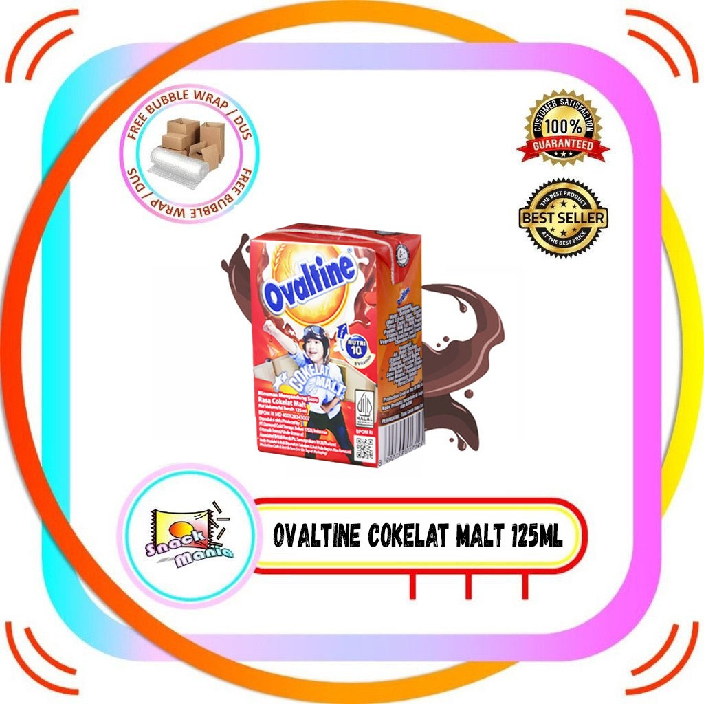 

Ovaltine Minuman Susu Cokelat Malt 125 ml Chocolate Malt Chocomalt Milk
