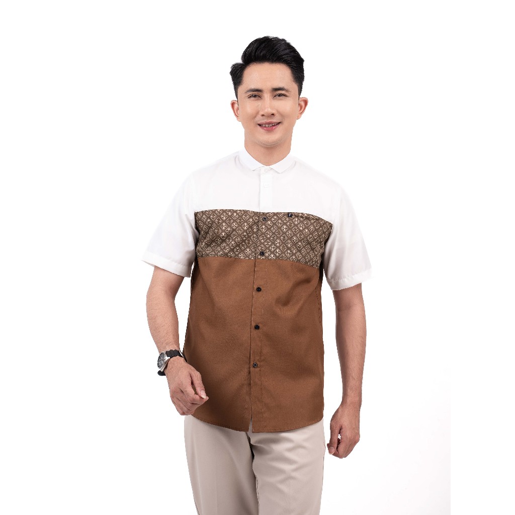 Fadkhera Dzafri Baju Koko Pria Dewasa Lengan Pendek