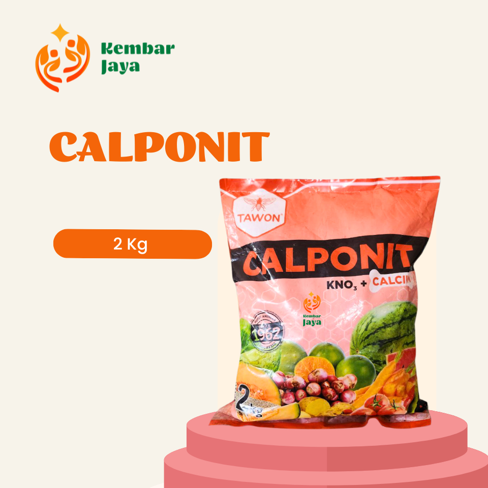 KNO3 MERAH CALPONIT 2kg CALSIUM PUPUK CAP TAWON