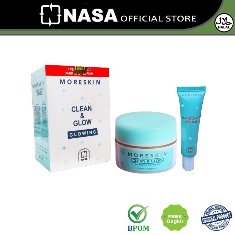 MORESKIN CLEAN AND GLOW NASA FREE SERUM