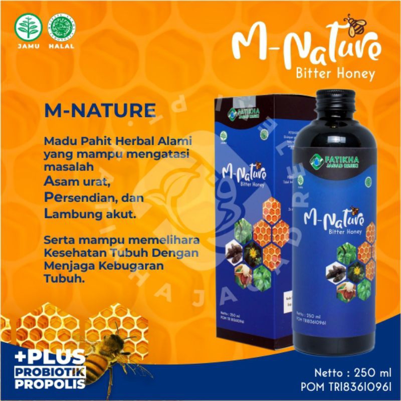

M-NATURE MADU MURNI PLUS PROPOLIS 250ML ORIGINAL