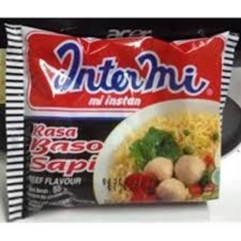 

Intermi Mie Instant 55g x 5 bungkus Baso Sapi