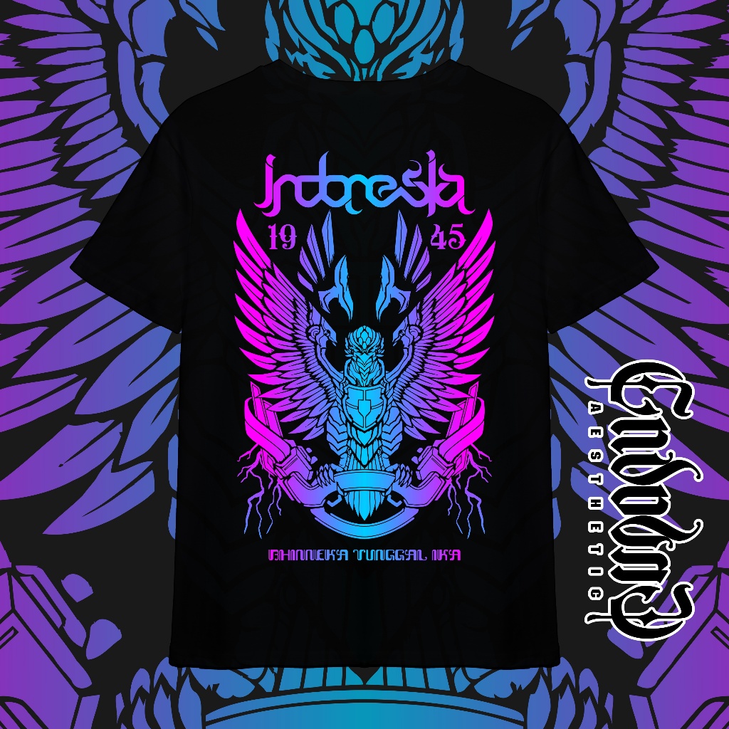 Kaos INDONESIA | Garuda | Aesthetic Series
