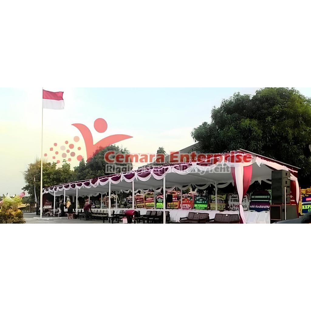 TENDA PERUSAHAAN / TENDA ACARA / TENDA DEKORASI UKURAN 3M X 10M