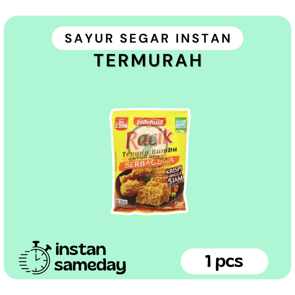 

Tepung Bumbu Serbaguna - Racik 75gram - Sayur Segar Instan