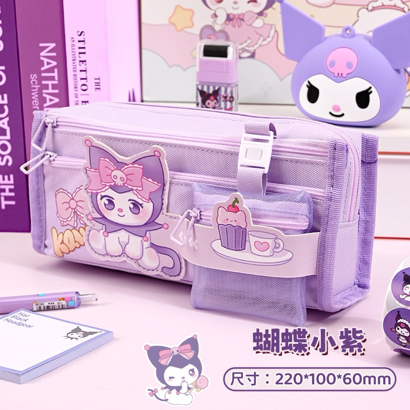 

MJ33 Kotak Pensil KOREA Motif Kuromi Kartun Lucu