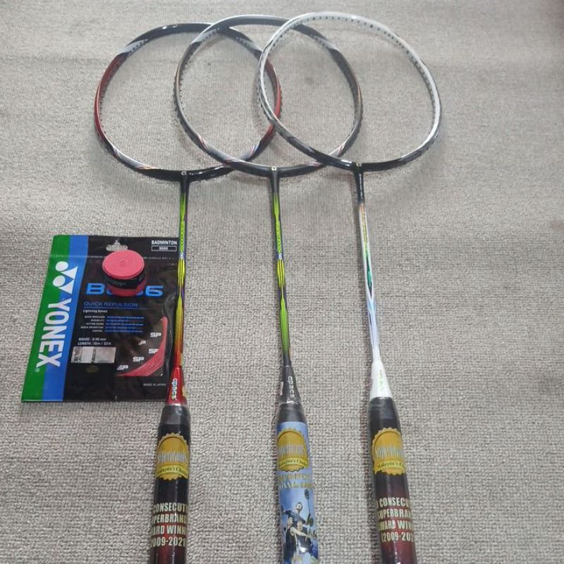 Raket Badminton Apacs Commander 50 , 20 bonus senar dan grip