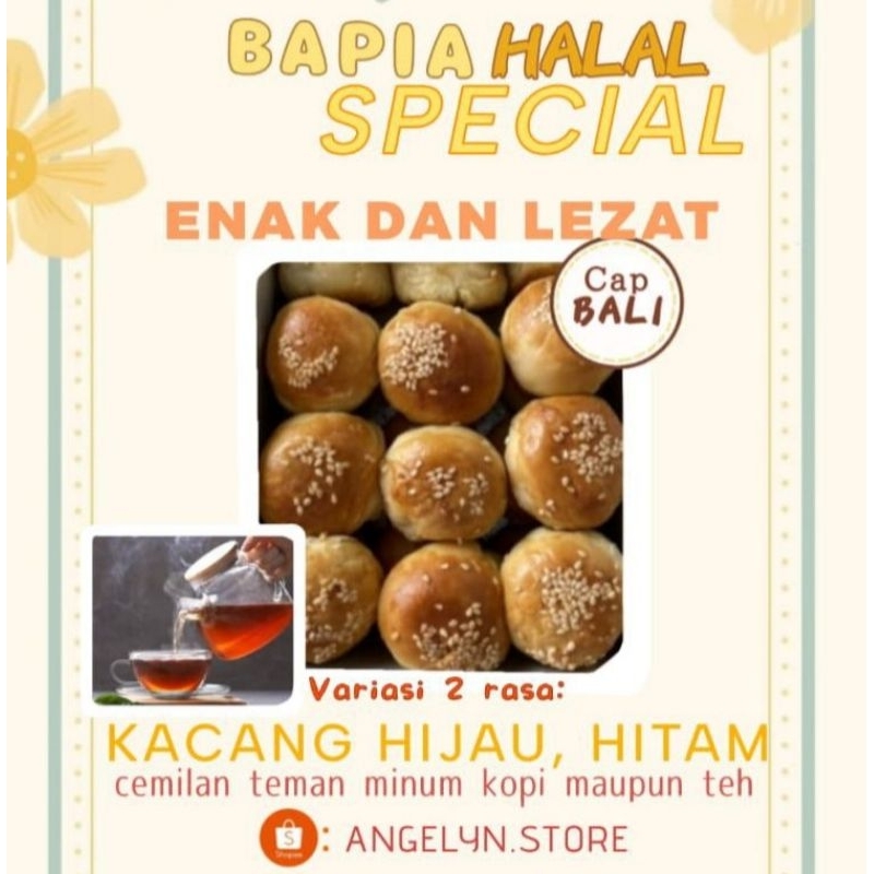 

PROMO 02.02 READY BAKPIA PATHOK TOPLES /KUE KACANG/ROTI KACANG BALI RASA KACANG HITAM, KACANG HIJAU/BAPIA BALI HALAL MEDAN /BAPIA BALI TAUSA HITAM/ BAPIA BALI KACANG HIJAU/ RASA ENAK HALAL DAN BERGIZI