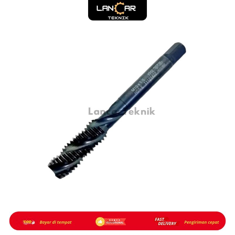 COD tap m10×1.25 hand tap spiral drat baut kunci 14