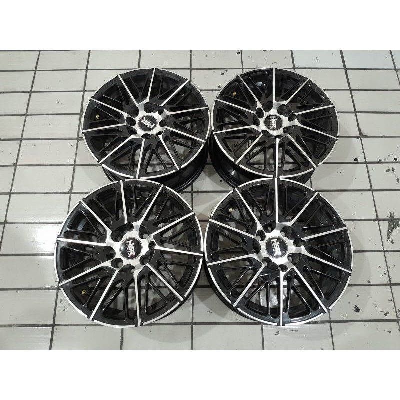 Velg Mobil Second BALIGE HSR R14 Brio Calya Ayla Sigra Agya Sirion Xenia Avanza