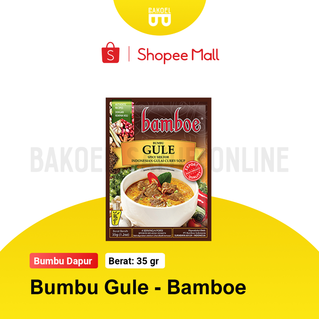 

Bamboe - Gule / Gulai / Bumbu Instant - Bakoel Sayur Online