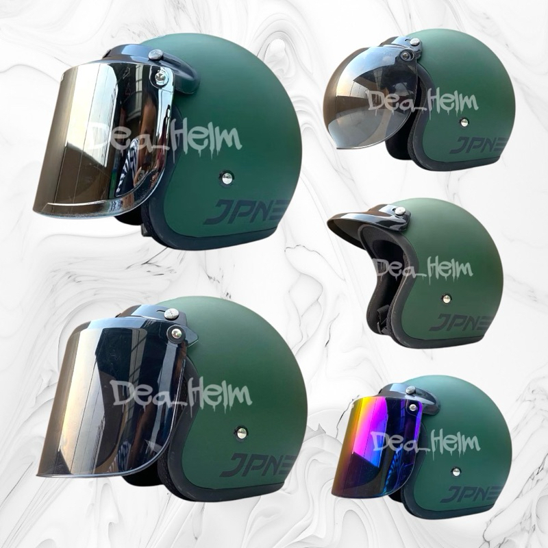 Helm JPN Hijau Army Dop