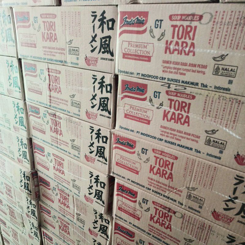 

Indomie TORI KARA 1 dus isi 20pcs exp 18/01/26