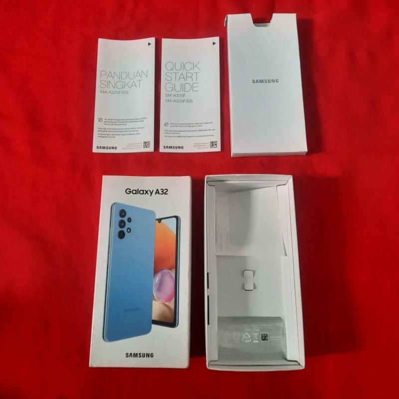dus box samsung galaxy a32 original copotan sein lengkap manual book