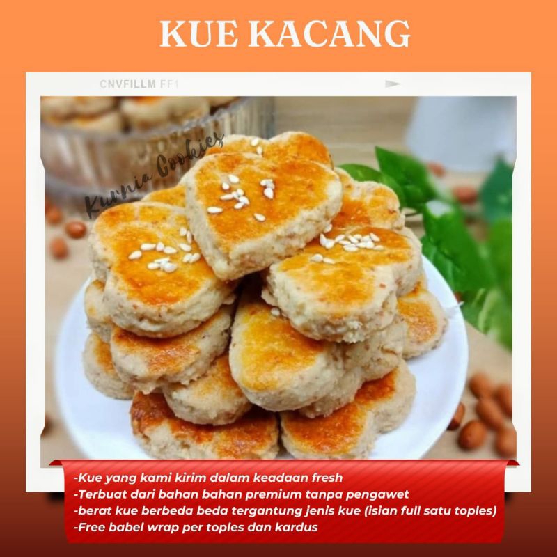 

Kue Kacang Toping Wijen Ukuran 500 Gram