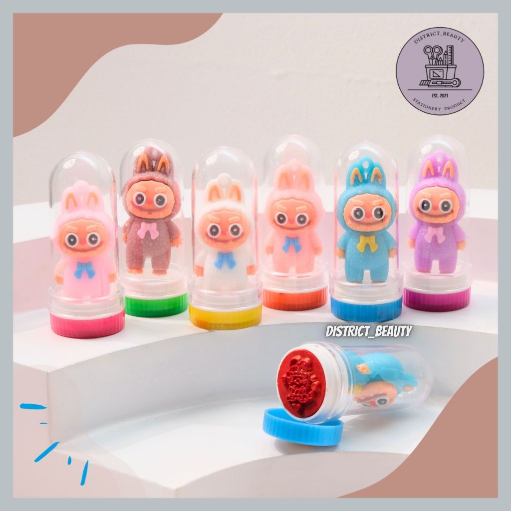 

CAP STEMPEL LABUBU CAP ANAK KARAKTER LABUBU FREE BONEKA MINI LABUBU LUCU TERMURAH