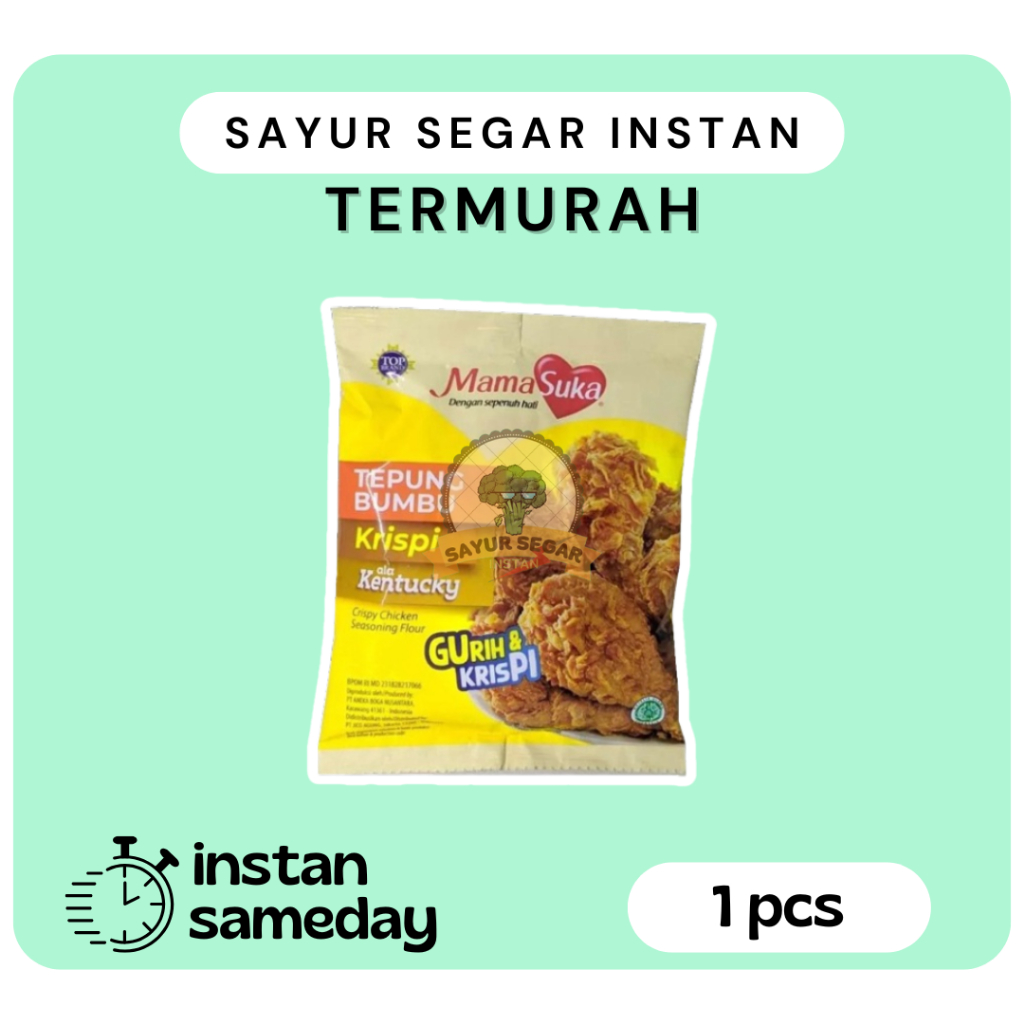 

Tepung Krispi Ala Ketuncky - Mamasuka Kemasan 210gram - Sayur Segar Instan